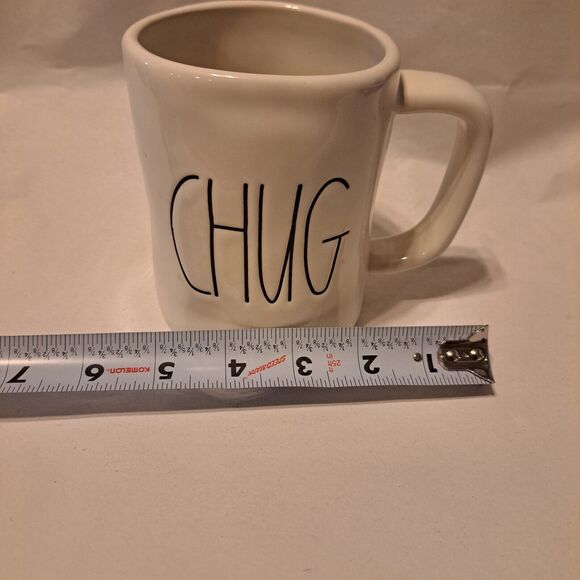 Rae Dunn Artisan Collection 16 oz. CHUG Dimpled Coffee Mug Cup by Magenta - Picture 7 of 7